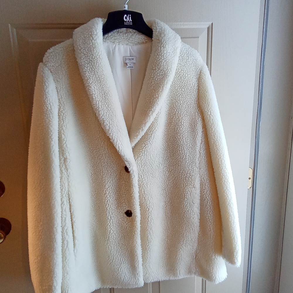 J Crew Teddy Jacket XL